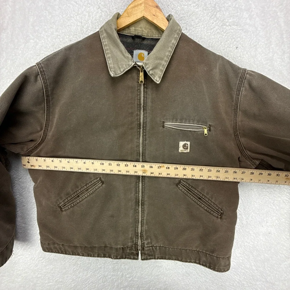 Carhartt Detroit Jacket Blanket Lined Mens‎ 2XL J97 CHT Chestnut Brown